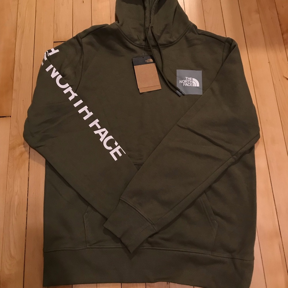 The north face hoodie military